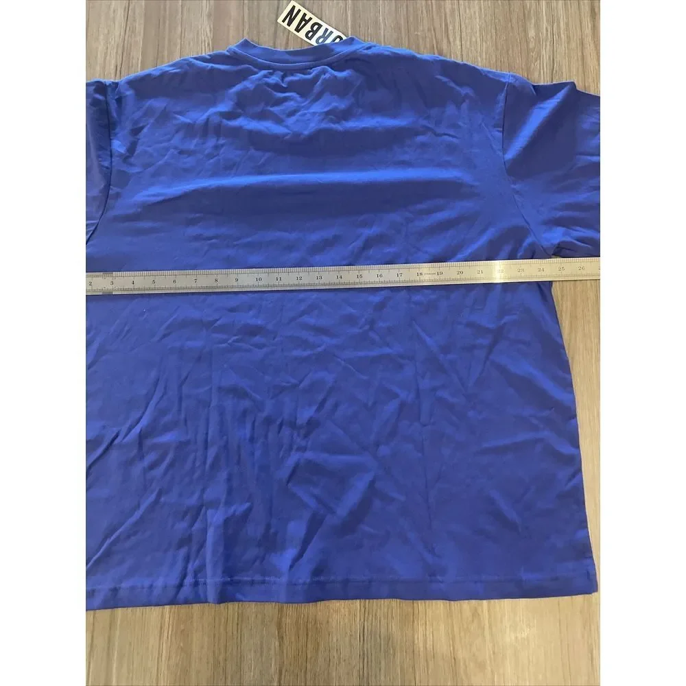 Urban Outfitters Men's Standard Cloth‎ M Shortstop Short Sleeve V Neck Oversized